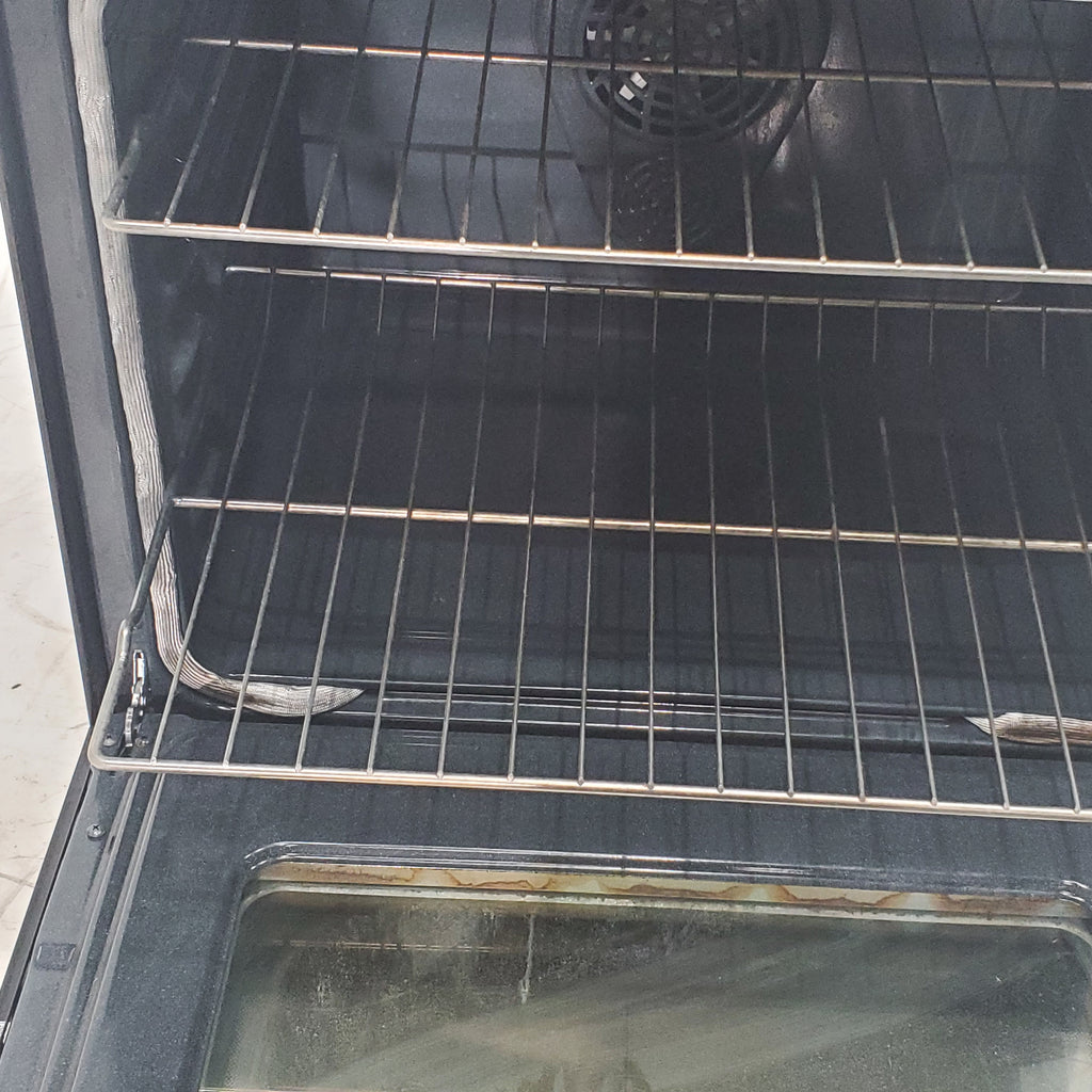 Pictures of Samsung Black 30inch Electric Glass Top Range with 5 Radiant Elements and True Fan Convection - Certified Refurbished - Neu Appliance Outlet - Discount Appliance Outlet in Austin, Tx