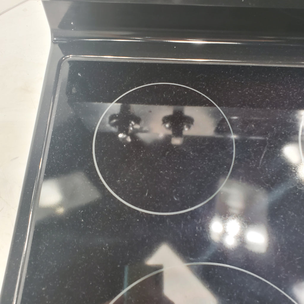 Pictures of Samsung Black 30inch Electric Glass Top Range with 5 Radiant Elements and True Fan Convection - Certified Refurbished - Neu Appliance Outlet - Discount Appliance Outlet in Austin, Tx