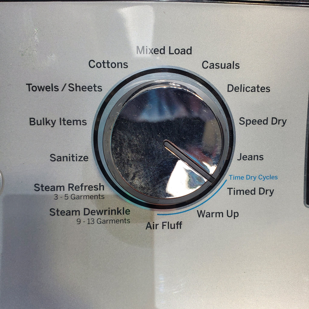 Pictures of Diamond Gray ENERGY STAR GE 7.4 cu. ft. Steam Electric Dryer with My Cycle - Certified Refurbished - Neu Appliance Outlet - Discount Appliance Outlet in Austin, Tx