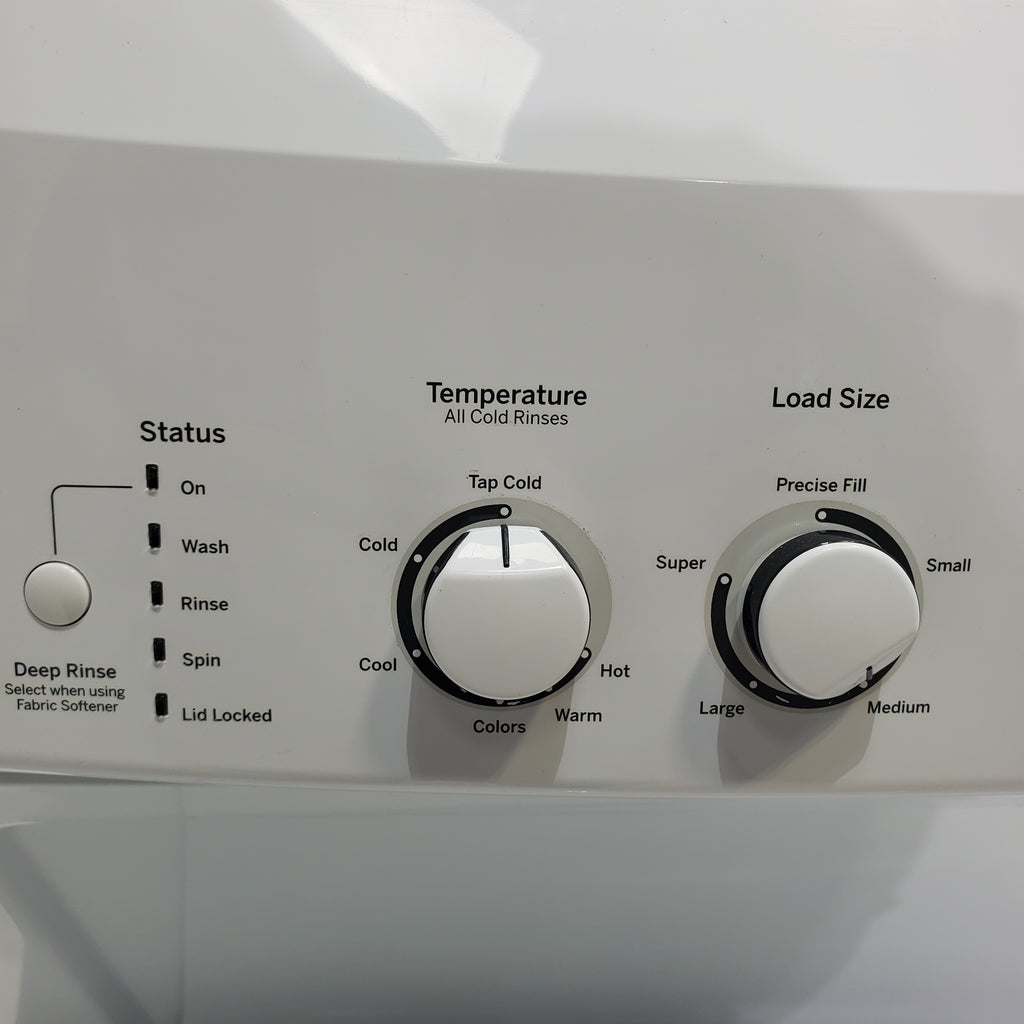 Pictures of GE 3.8 cu. ft. Laundry Center Washer and 5.9 cu. ft. Electric Dryer with Electro-Mechanical Rotary Dial Controls - Certified Refurbished - Neu Appliance Outlet - Discount Appliance Outlet in Austin, Tx