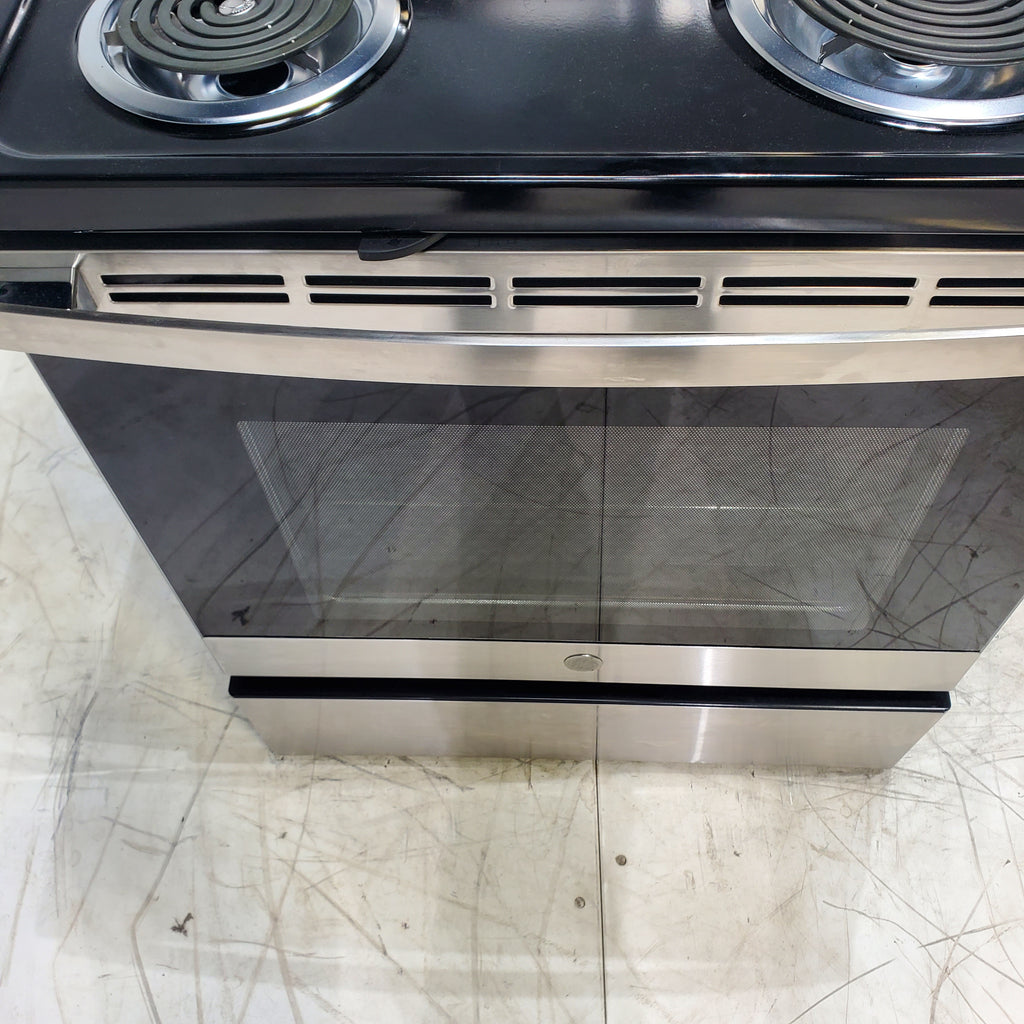 Pictures of GE Statinless Steel 30 inch 4 Elements 5.3-cu ft Self-Cleaning Freestanding Electric Range - Certified Refurbished - Neu Appliance Outlet - Discount Appliance Outlet in Austin, Tx