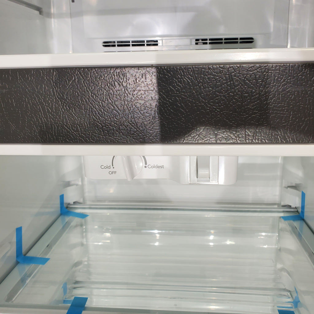 Pictures of 30 in. Wide EasyCare Stainless Steel Frigidaire 20.0 cu. ft. Top Freezer Refrigerator with EvepTemp Cooling System - Certified Refurbished - Neu Appliance Outlet - Discount Appliance Outlet in Austin, Tx