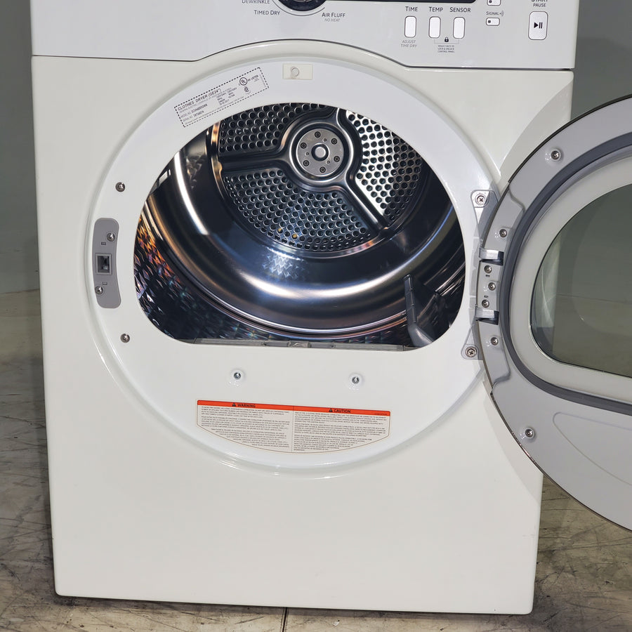 24" Wide Compact GE 4.0 cu.ft. Capacity Electric Dryer with Durable Stainless Steel Drum -  Certified Refurbished
