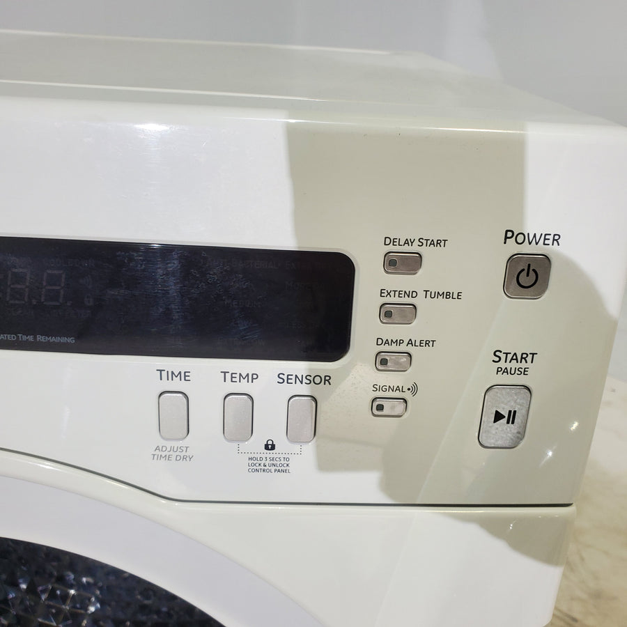 24" Wide Compact GE 4.0 cu.ft. Capacity Electric Dryer with Durable Stainless Steel Drum -  Certified Refurbished