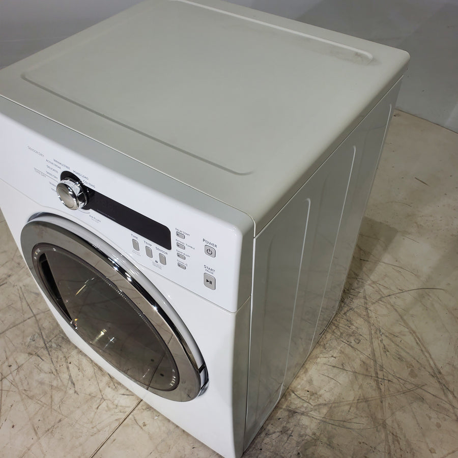 24" Wide Compact GE 4.0 cu.ft. Capacity Electric Dryer with Durable Stainless Steel Drum -  Certified Refurbished