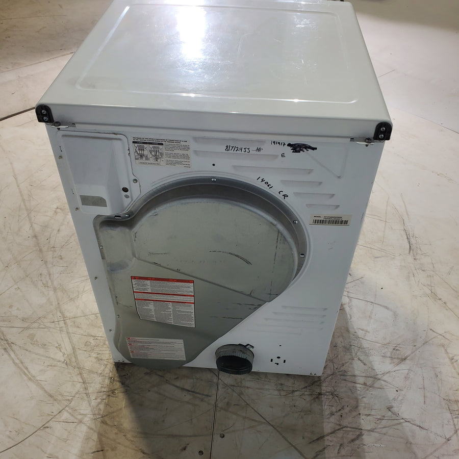 24" Wide Compact GE 4.0 cu.ft. Capacity Electric Dryer with Durable Stainless Steel Drum -  Certified Refurbished