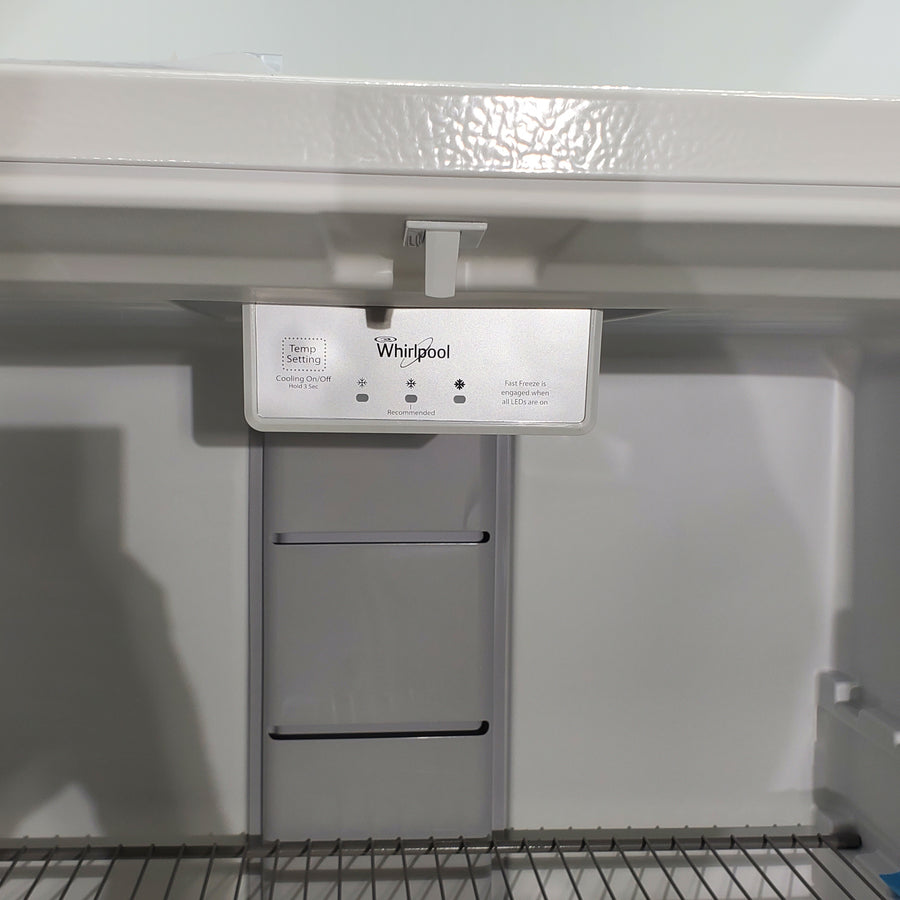 34 in. Wide White Whirlpool 19.65 cu. ft. Upright Freezer with Fast Freeze - Scratch & Dent - Minor
