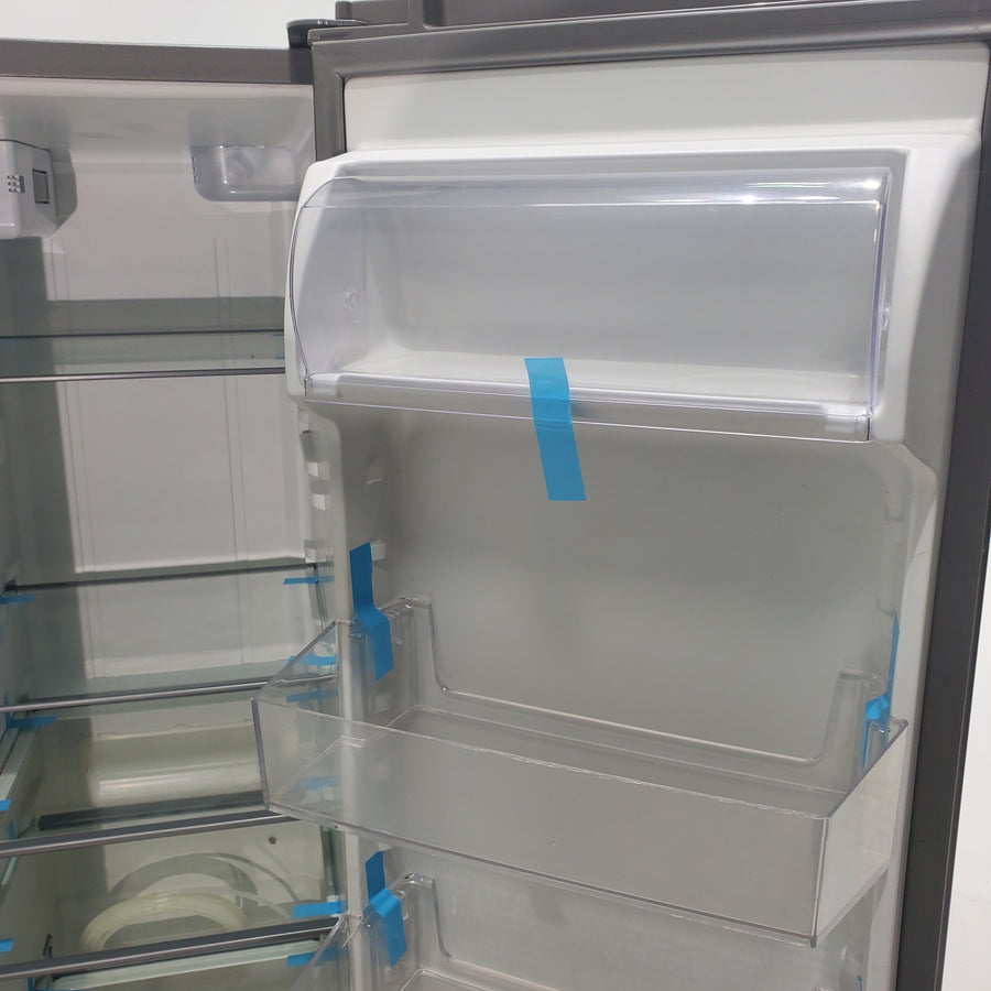 33 in. Wide Fingerprint-Resistant Stainless Steel Whirlpool 21.4 cu. ft. Side by Side Refrigerator with In Door Ice and Water Dispenser - Certified Refurbished