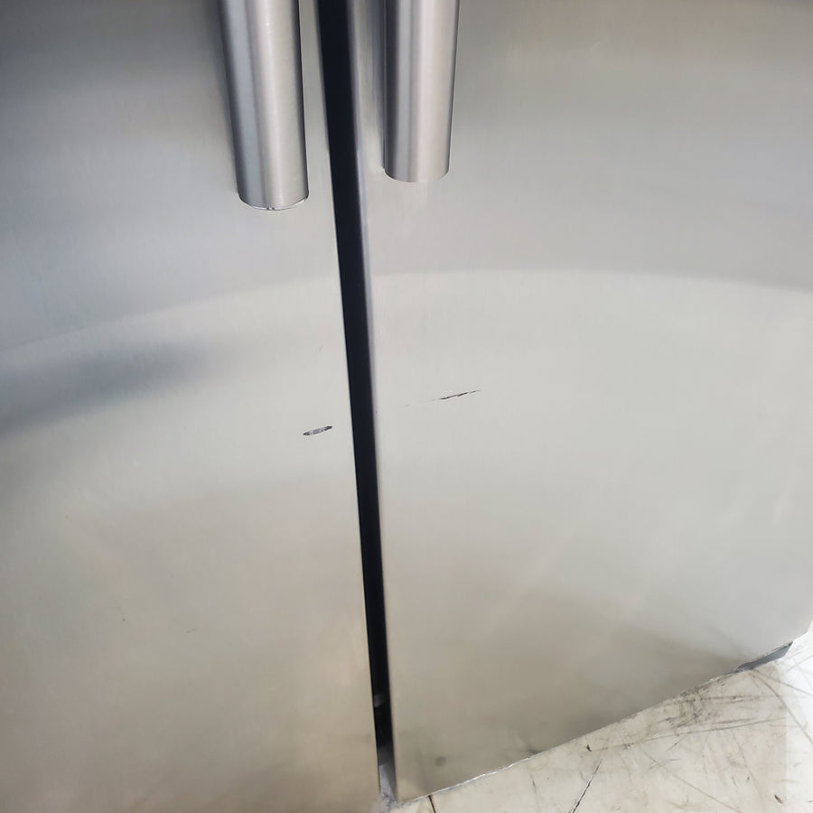 Stainless Steel ENERGY STAR Samsung 24.5 cu. ft. Side by Side Refrigerator with Exterior Ice and Water Dispenser - Certified Refurbished