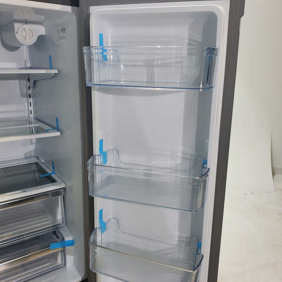 Hisense Fingerprint Resistant Stainless Steel Counter-depth 21.2 cu ft French Door ENERGY STAR Refrigerator with Water and Ice Dispenser - Scratch & Dent - Minor