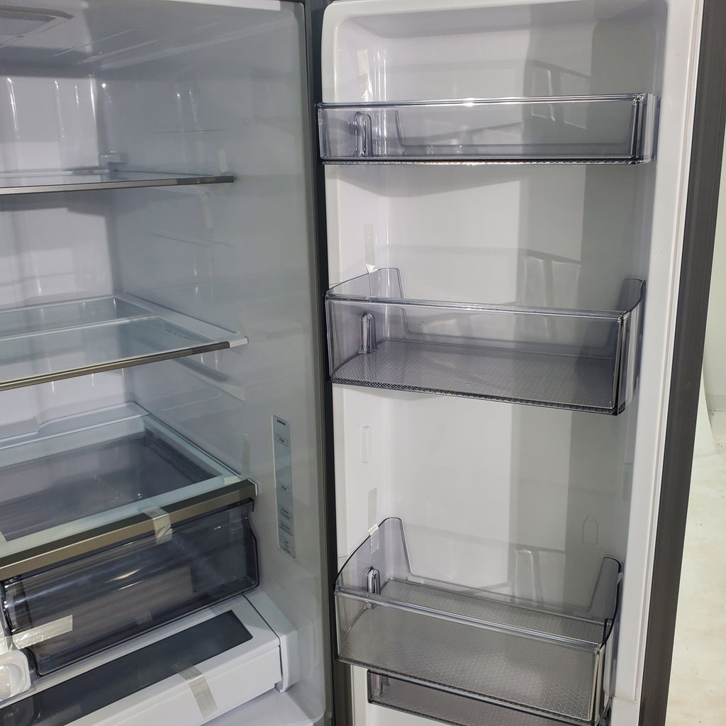 Pictures of Fingerprint Resistant Stainless Steel ENERGY STAR Samsung 32 cu. ft. 3 Door French Door Refrigerator with Dual Auto Ice Maker - Scratch & Dent - Minor - Neu Appliance Outlet - Discount Appliance Outlet in Austin, Tx