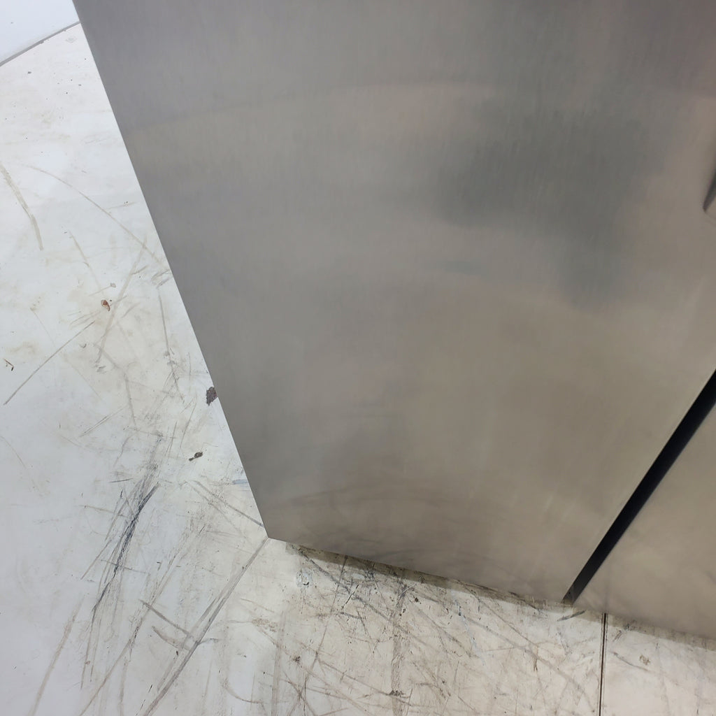 Pictures of 33" Wide Stainless Steel Frigidaire 22.3 cu. ft. ENERGY STAR Side by Side Refrigerator with Exterior Water and Ice Dispenser - Scratch & Dent - Minor - Neu Appliance Outlet - Discount Appliance Outlet in Austin, Tx