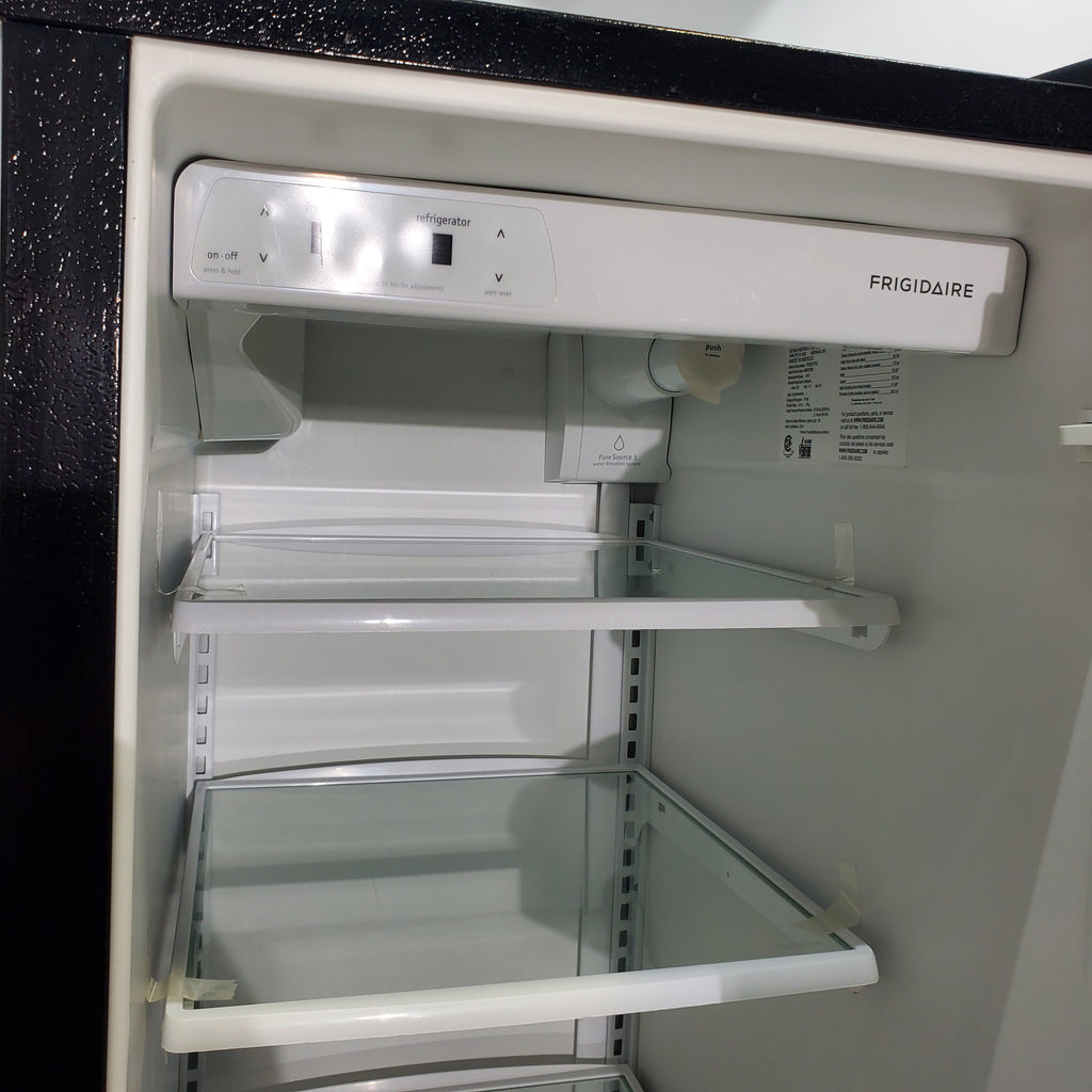 Pictures of Frigidaire Easy Care Stainless Steel 26 cu ft Side by Side Refrigerator with Ice and Water Dispenser - Certified Refurbished - Neu Appliance Outlet - Discount Appliance Outlet in Austin, Tx