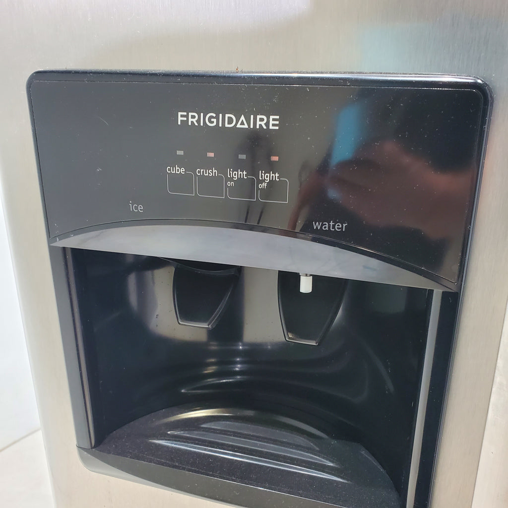 Pictures of Frigidaire Easy Care Stainless Steel 26 cu ft Side by Side Refrigerator with Ice and Water Dispenser - Certified Refurbished - Neu Appliance Outlet - Discount Appliance Outlet in Austin, Tx