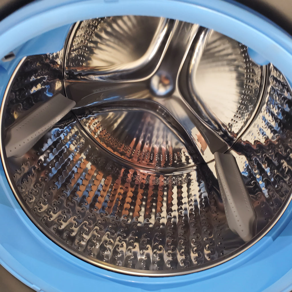 Pictures of GE Profile 5.3 cu. ft. Smart Front Load Washer in Carbon Graphite with OdorBlock UltraFresh Vent System and Carbon Graphite ENERGY STAR GE 7.8 cu. ft. Front Load Gas Dryer with Power Steam- Scratch & Dent - Minor - Neu Appliance Outlet - Discount Appliance Outlet in Austin, Tx