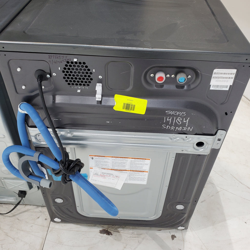 Pictures of GE Profile 5.3 cu. ft. Smart Front Load Washer in Carbon Graphite with OdorBlock UltraFresh Vent System and Carbon Graphite ENERGY STAR GE 7.8 cu. ft. Front Load Gas Dryer with Power Steam- Scratch & Dent - Minor - Neu Appliance Outlet - Discount Appliance Outlet in Austin, Tx