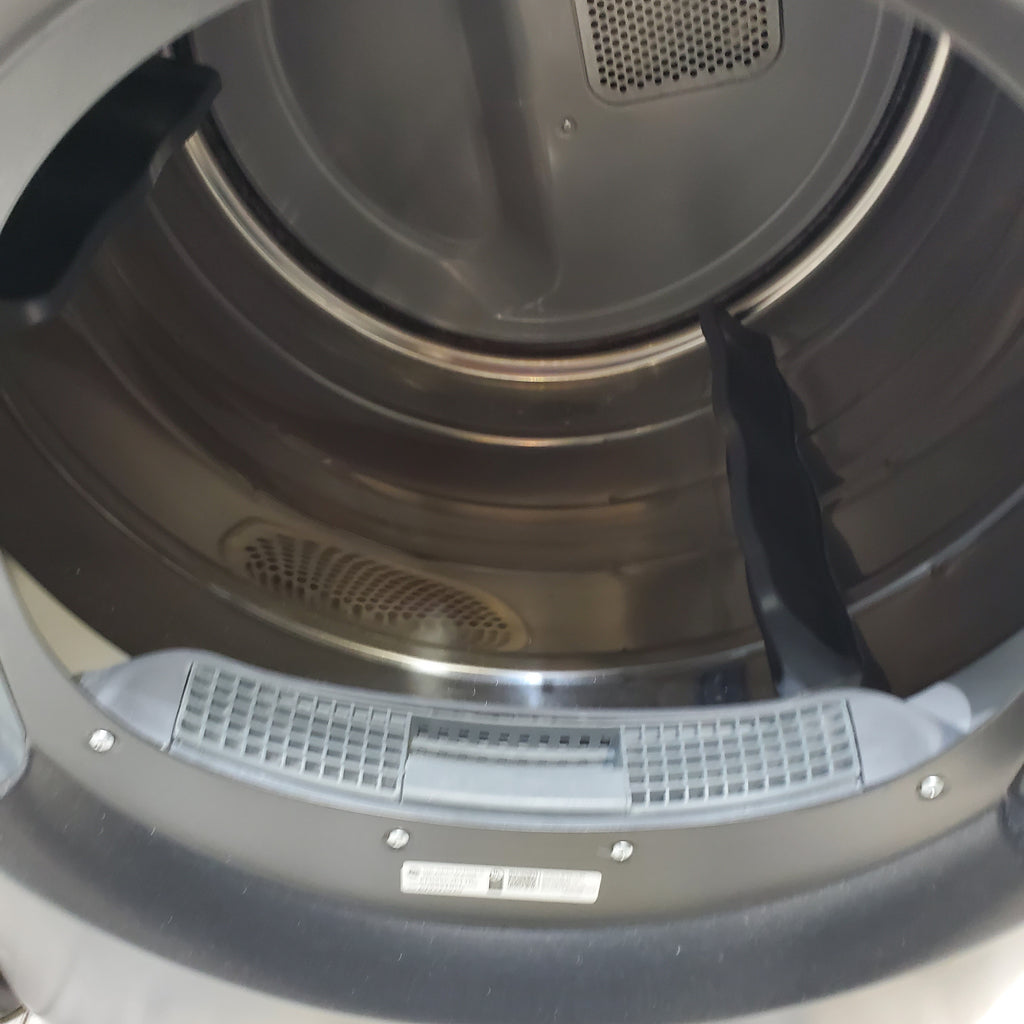 Pictures of GE Profile 5.3 cu. ft. Smart Front Load Washer in Carbon Graphite with OdorBlock UltraFresh Vent System and Carbon Graphite ENERGY STAR GE 7.8 cu. ft. Front Load Gas Dryer with Power Steam- Scratch & Dent - Minor - Neu Appliance Outlet - Discount Appliance Outlet in Austin, Tx