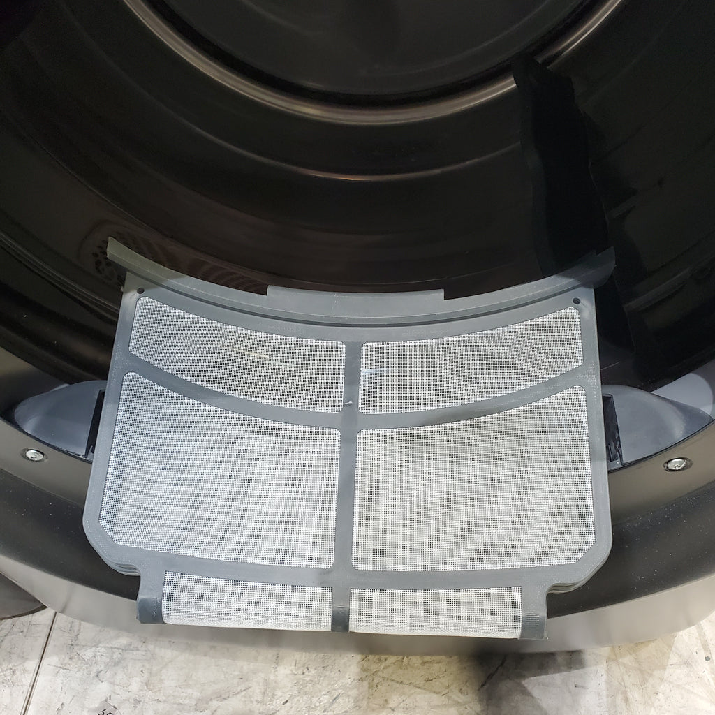 Pictures of GE Profile 5.3 cu. ft. Smart Front Load Washer in Carbon Graphite with OdorBlock UltraFresh Vent System and Carbon Graphite ENERGY STAR GE 7.8 cu. ft. Front Load Gas Dryer with Power Steam- Scratch & Dent - Minor - Neu Appliance Outlet - Discount Appliance Outlet in Austin, Tx