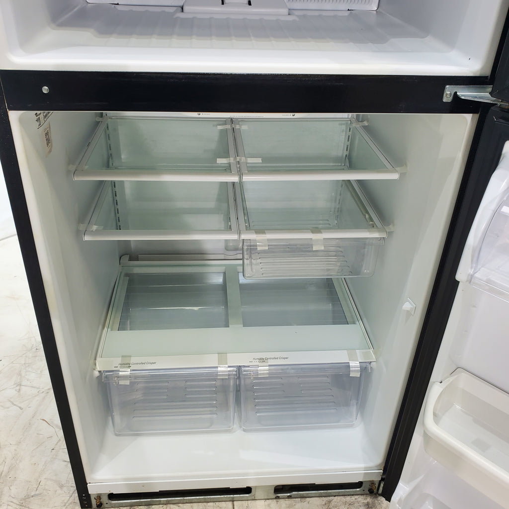 Pictures of 33 in. Wide Black Whirlpool 20.9 cu. ft. Top Freezer Refrigerator with Icemaker - Certified Refurbished - Neu Appliance Outlet - Discount Appliance Outlet in Austin, Tx