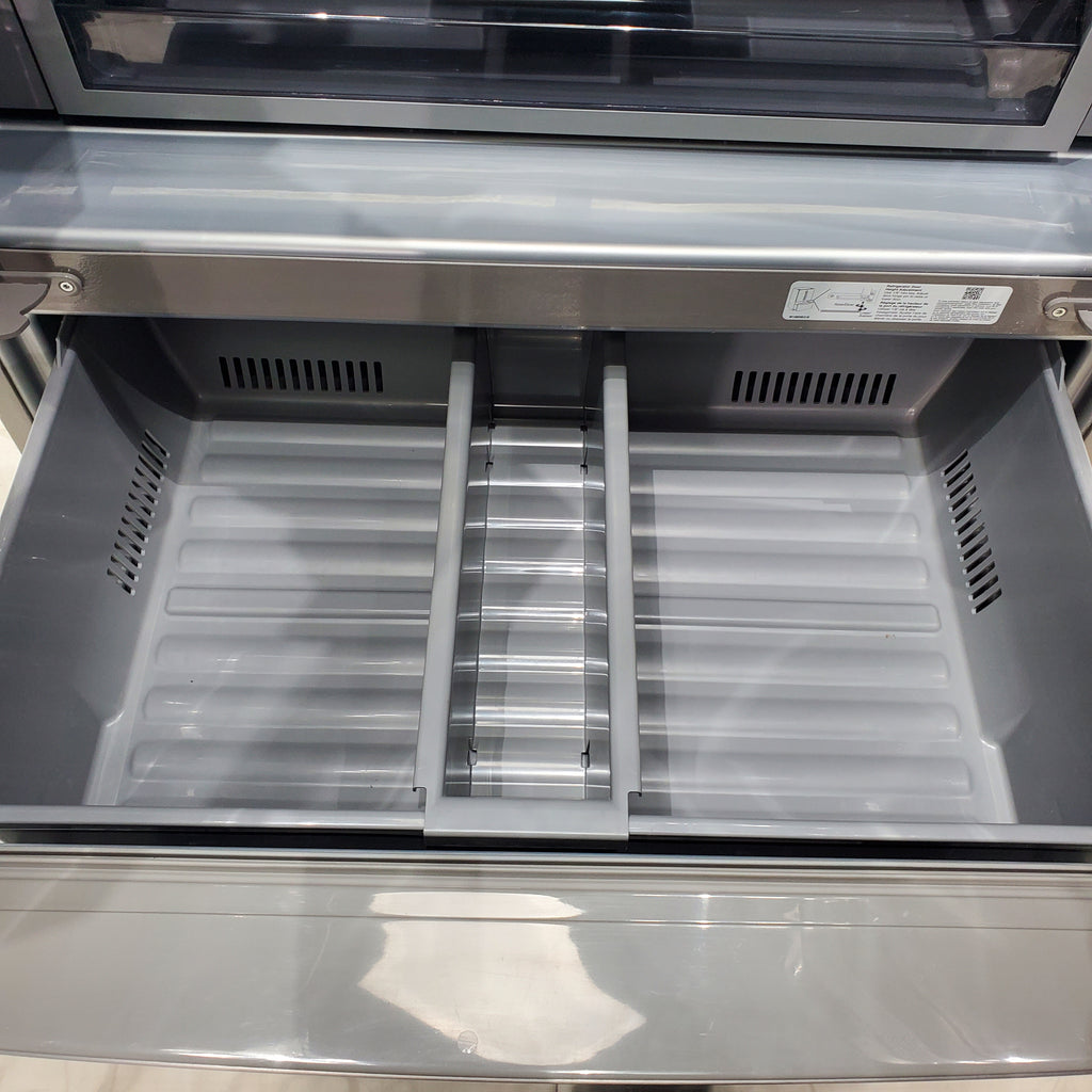 Pictures of Kitchenaid 26.8 cu ft Standard Depth French Door Refrigerator with Exterior Ice and Water Dispenser - Scratch & Dent - Minor - Neu Appliance Outlet - Discount Appliance Outlet in Austin, Tx