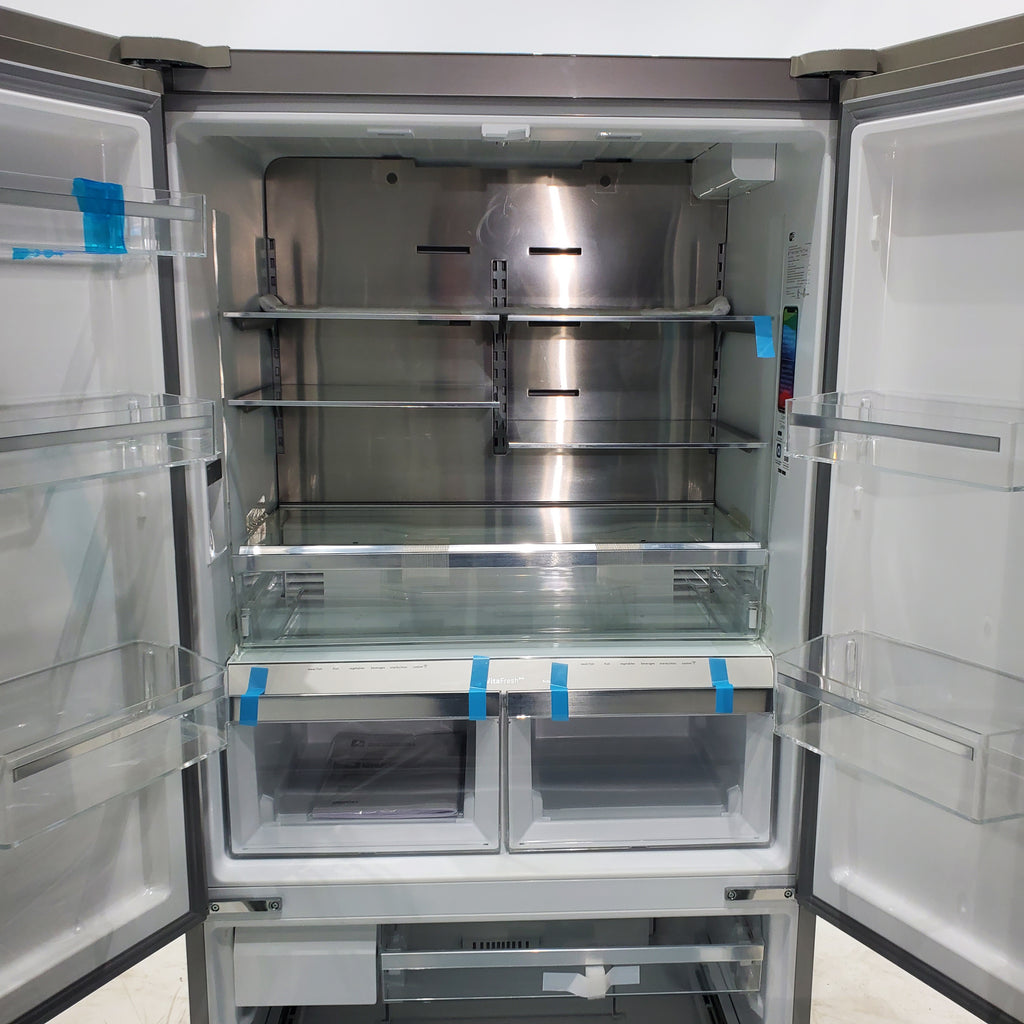 Pictures of ﻿Bosch 800 Series Stainless Steel 36 inch Wide 20.8 cu. ft. Smart Counter Depth French Door Refrigerator with Internal Water and Ice - Scratch & Dent - Moderate - Neu Appliance Outlet - Discount Appliance Outlet in Austin, Tx