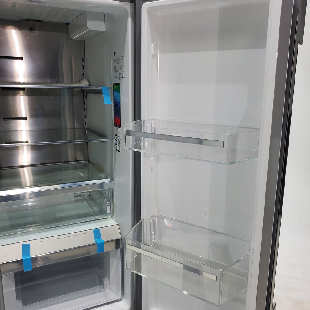 Pictures of ﻿Bosch 800 Series Stainless Steel 36 inch Wide 20.8 cu. ft. Smart Counter Depth French Door Refrigerator with Internal Water and Ice - Scratch & Dent - Moderate - Neu Appliance Outlet - Discount Appliance Outlet in Austin, Tx