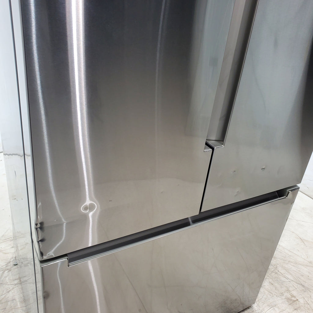 Pictures of ﻿Bosch 800 Series Stainless Steel 36 inch Wide 20.8 cu. ft. Smart Counter Depth French Door Refrigerator with Internal Water and Ice - Scratch & Dent - Moderate - Neu Appliance Outlet - Discount Appliance Outlet in Austin, Tx