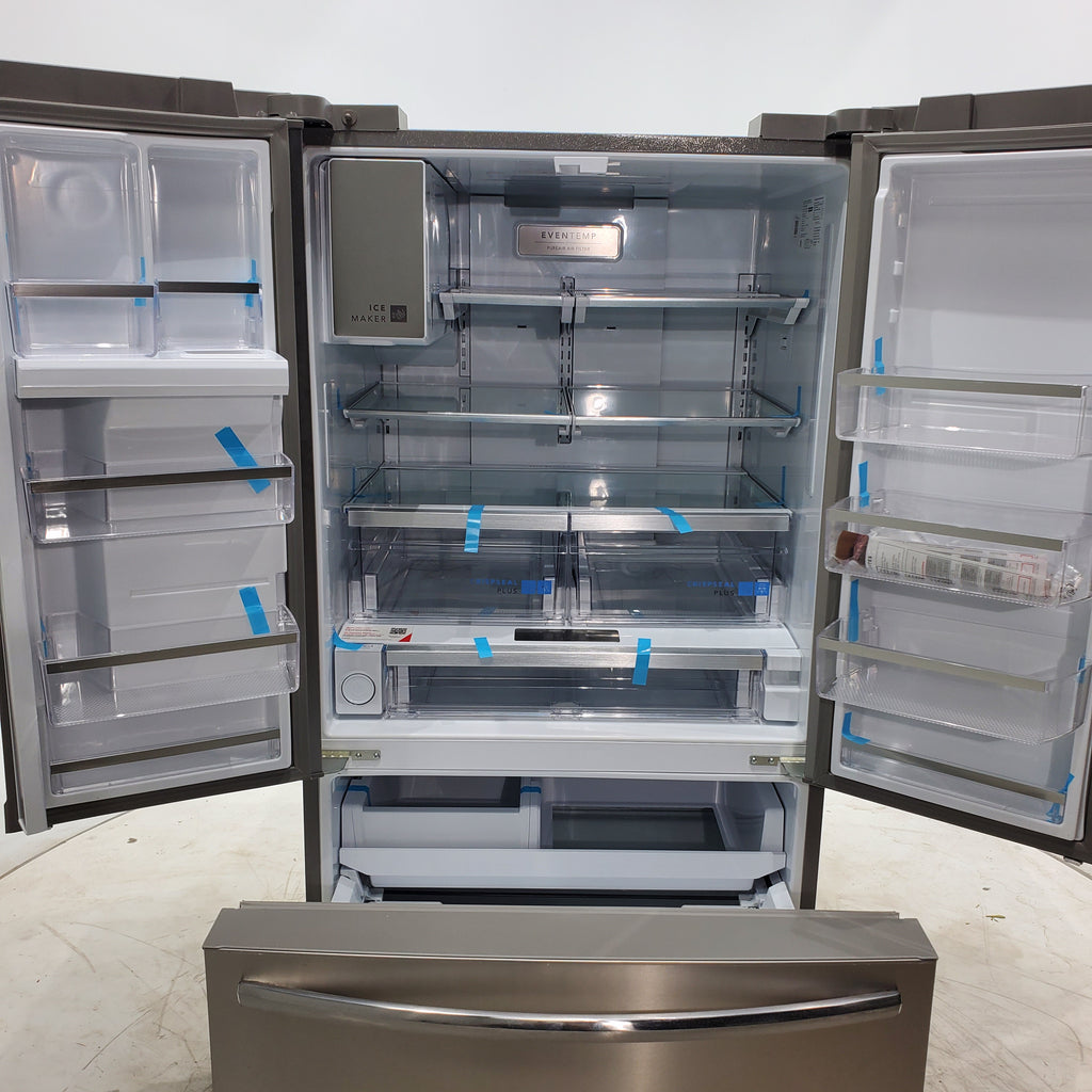 Pictures of Smudge-Proof Stainless Steel ENERGY STAR Frigidaire Gallery 27.8 cu. ft. 3 Door French Door Refrigerator with Dual Ice Maker- Scratch & Dent - Minor - Neu Appliance Outlet - Discount Appliance Outlet in Austin, Tx