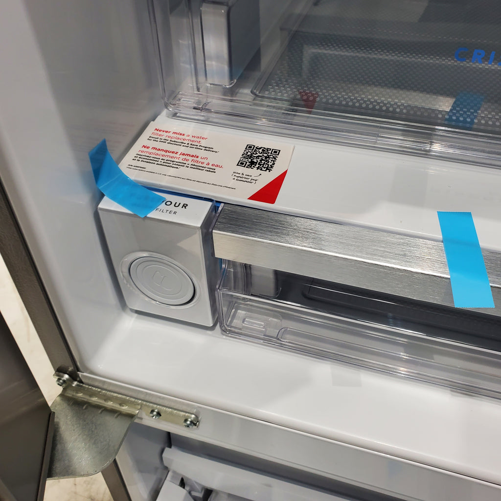 Pictures of Smudge-Proof Stainless Steel ENERGY STAR Frigidaire Gallery 27.8 cu. ft. 3 Door French Door Refrigerator with Dual Ice Maker- Scratch & Dent - Minor - Neu Appliance Outlet - Discount Appliance Outlet in Austin, Tx