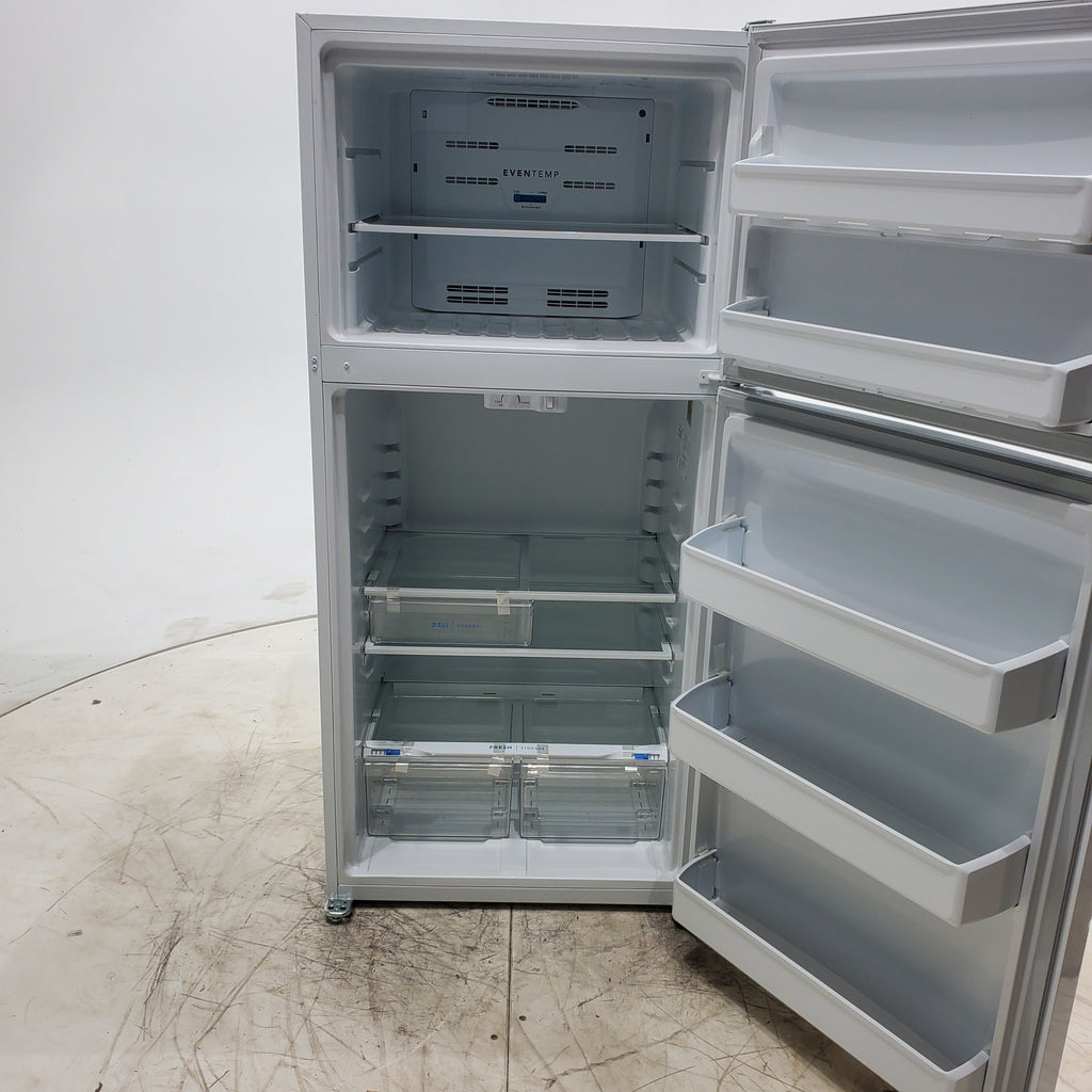 Pictures of 30 in. Width White Frigidaire 18.3 cu. ft. Top Freezer Refrigerator with EvenTemp Cooling System - Certified Refurbished - Neu Appliance Outlet - Discount Appliance Outlet in Austin, Tx