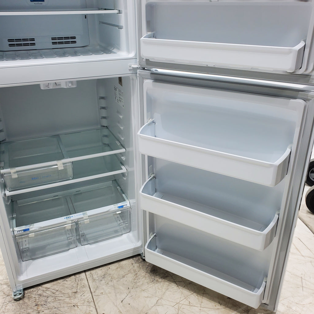 Pictures of 30 in. Width White Frigidaire 18.3 cu. ft. Top Freezer Refrigerator with EvenTemp Cooling System - Certified Refurbished - Neu Appliance Outlet - Discount Appliance Outlet in Austin, Tx