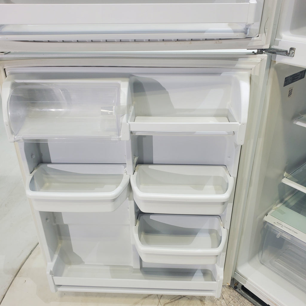 Pictures of 33" Wide Maytag White 20.9 cu ft Top Freezer Refrigerator with Adjustable Shelving and Icemaker - Certified Refurbished - Neu Appliance Outlet - Discount Appliance Outlet in Austin, Tx