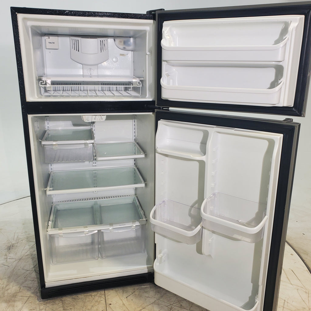 Pictures of 30" Wide Frigidaire Gallery Stainless Steel 18.3-cu ft Top-Freezer Refrigerator with Adjustable Spill Proof Glass - Certified Refurbished - Neu Appliance Outlet - Discount Appliance Outlet in Austin, Tx