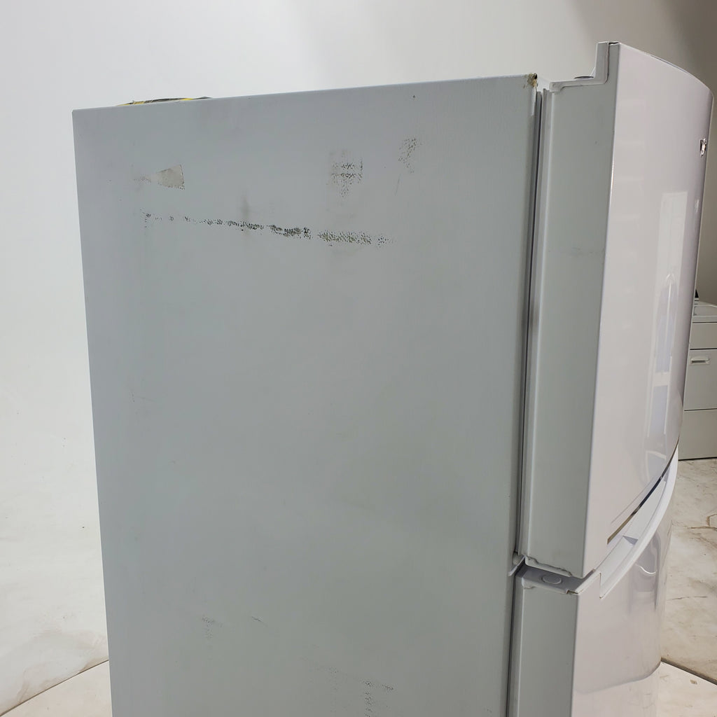 Pictures of 28" Wide White Whirlpool 18 cu. ft. Top Freezer Refrigerator with Flexi-Slide Bin - Scratch & Dent  - Minor - Neu Appliance Outlet - Discount Appliance Outlet in Austin, Tx