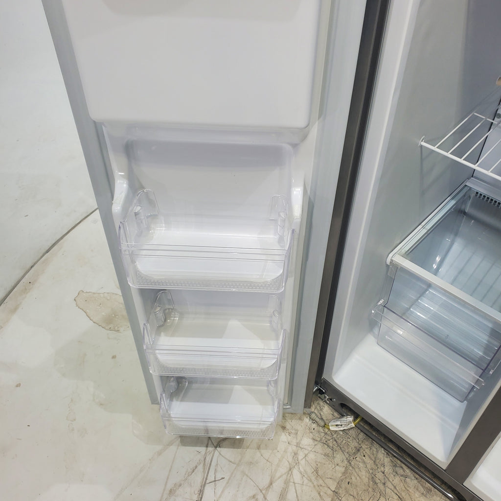 Pictures of ENERGY STAR Frigidaire Fingerprint Resistant Stainless Steel 25.6 cu. ft. Side by Side Refrigerator with Water and Ice Dispenser - Scratch & Dent - Minor (Copy) - Neu Appliance Outlet - Discount Appliance Outlet in Austin, Tx