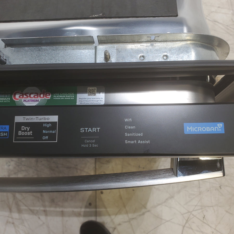 GE Profile ENERGY STAR Smart UltraFresh System 39 dBA Dishwasher with Microban Antimicrobial Technology with Deep Clean Washing 3rd Rack - Open Box