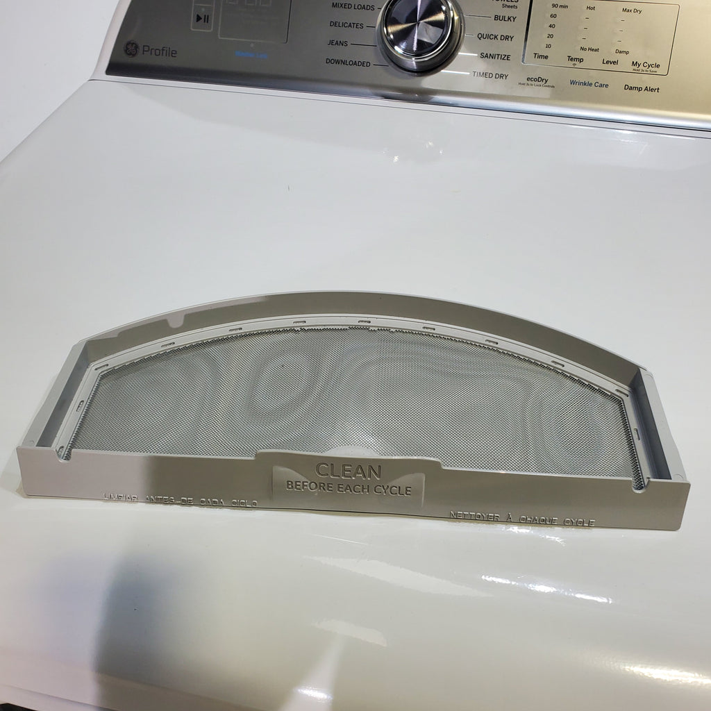 Pictures of GE Profile™ ENERGY STAR® 7.4 cu. ft. Capacity aluminized alloy drum Electric Dryer with Sanitize Cycle and Sensor Dry - Scratch & Dent - Minor - Neu Appliance Outlet - Discount Appliance Outlet in Austin, Tx