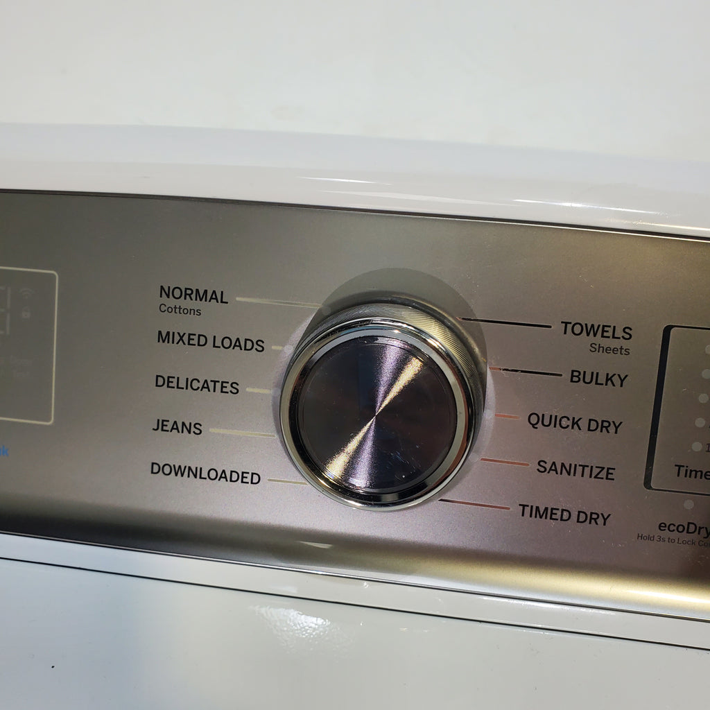 Pictures of GE Profile™ ENERGY STAR® 7.4 cu. ft. Capacity aluminized alloy drum Electric Dryer with Sanitize Cycle and Sensor Dry - Scratch & Dent - Minor - Neu Appliance Outlet - Discount Appliance Outlet in Austin, Tx