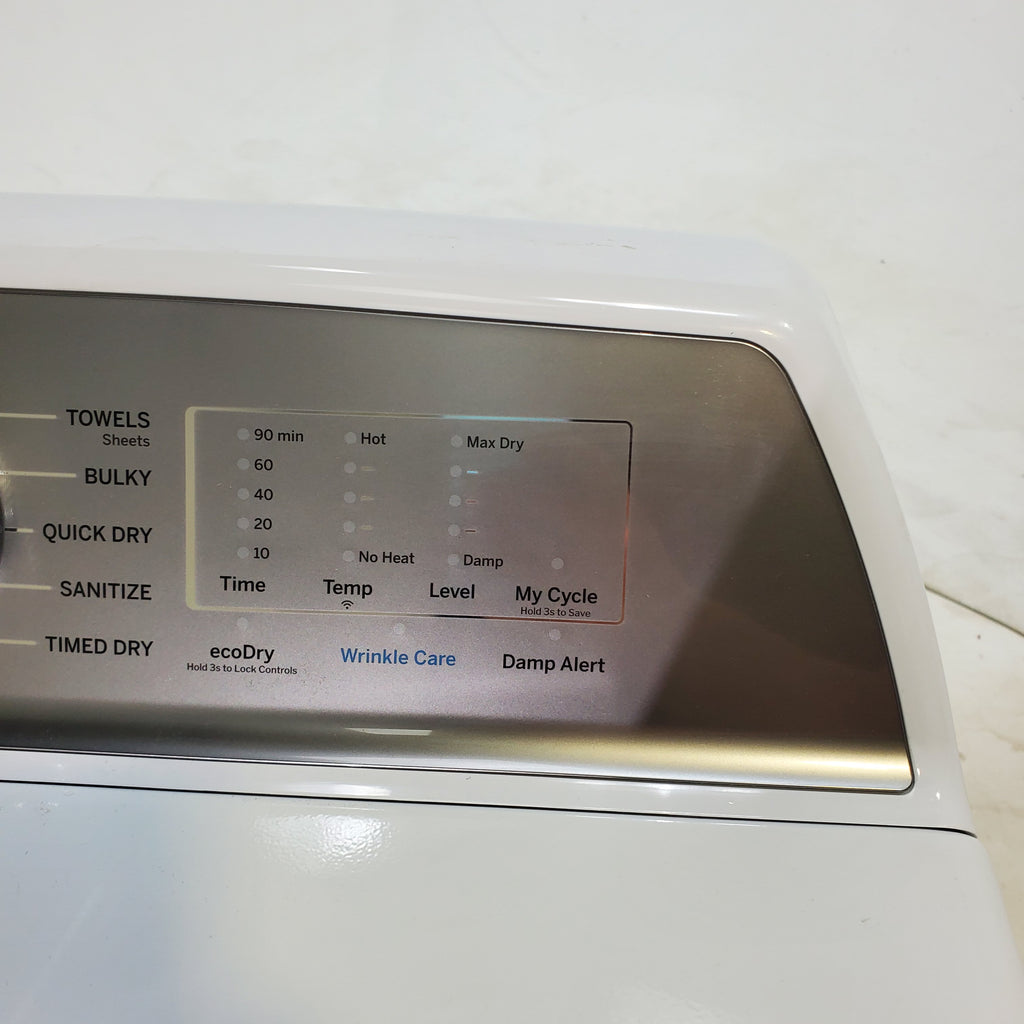 Pictures of GE Profile™ ENERGY STAR® 7.4 cu. ft. Capacity aluminized alloy drum Electric Dryer with Sanitize Cycle and Sensor Dry - Scratch & Dent - Minor - Neu Appliance Outlet - Discount Appliance Outlet in Austin, Tx