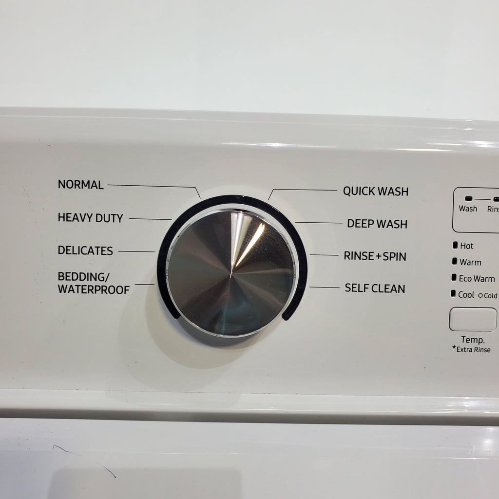 Pictures of Samsung 4.4 cu. ft. Top Load Washer with ActiveWave™ Agitator and Soft-Close Lid in White - Open Box - Neu Appliance Outlet - Discount Appliance Outlet in Austin, Tx