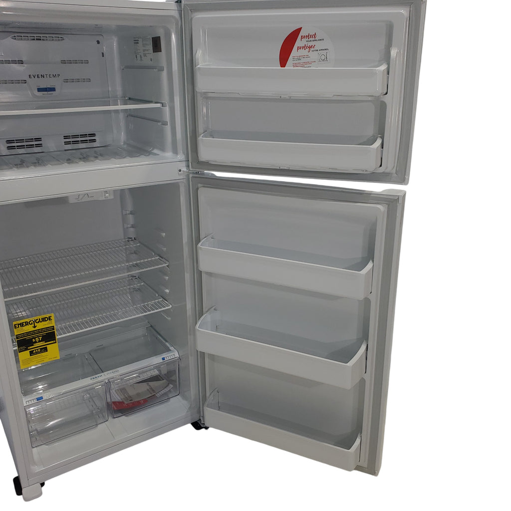 Pictures of White Frigidaire 18.3 cu. ft. Top Freezer Refrigerator with Garage-Ready Design - Scratch & Dent - Minor - Neu Appliance Outlet - Discount Appliance Outlet in Austin, Tx