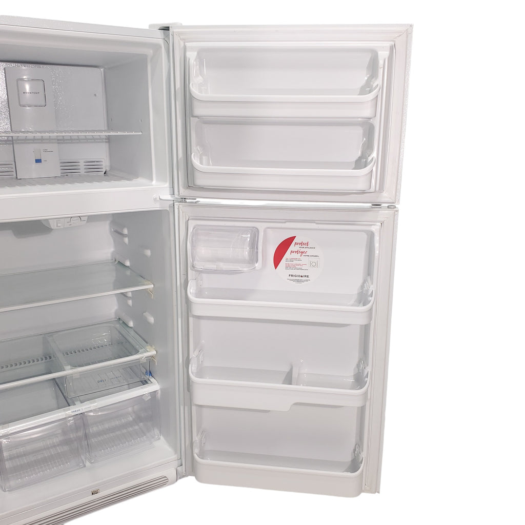 Pictures of White Frigidaire 20.5 cu. ft. Top Freezer Refrigerator with EvenTemp Cooling System - Certified Refurbished - Neu Appliance Outlet - Discount Appliance Outlet in Austin, Tx