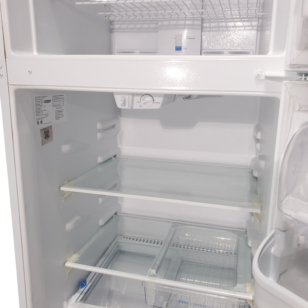 Pictures of White Frigidaire 20.5 cu. ft. Top Freezer Refrigerator with EvenTemp Cooling System - Certified Refurbished - Neu Appliance Outlet - Discount Appliance Outlet in Austin, Tx