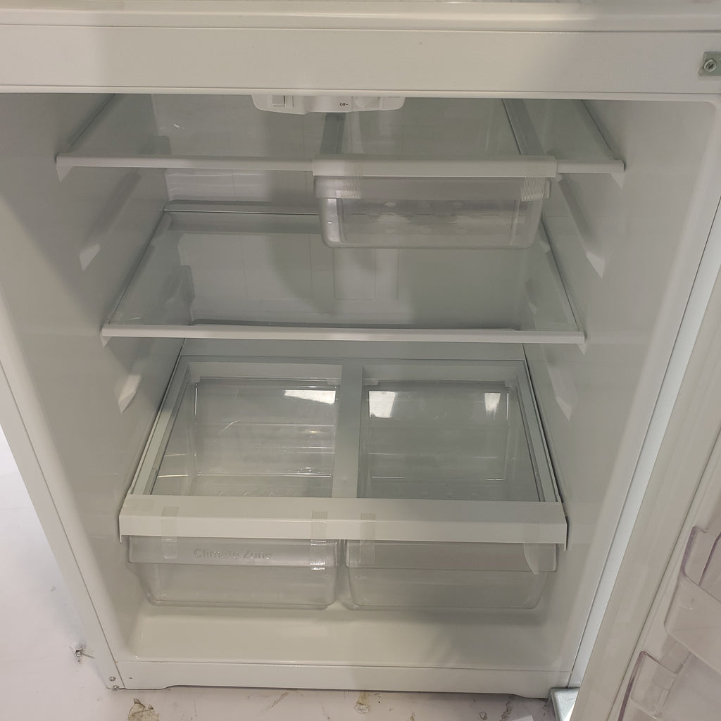 Pictures of 33" Wide GE® White 21.9 Cu. Ft. Garage Ready Top-Freezer Refrigerator - Scratch & Dent - Minor - Neu Appliance Outlet - Discount Appliance Outlet in Austin, Tx