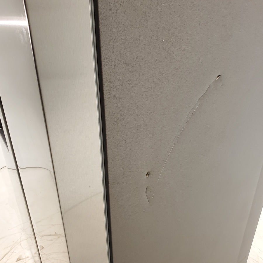 Fingerprint Resistant Stainless Steel ENERGY STAR Samsung 27.4 cu. ft. Side by Side Refrigerator with Exterior Water and Ice Dispenser - Scratch & Dent - Moderate