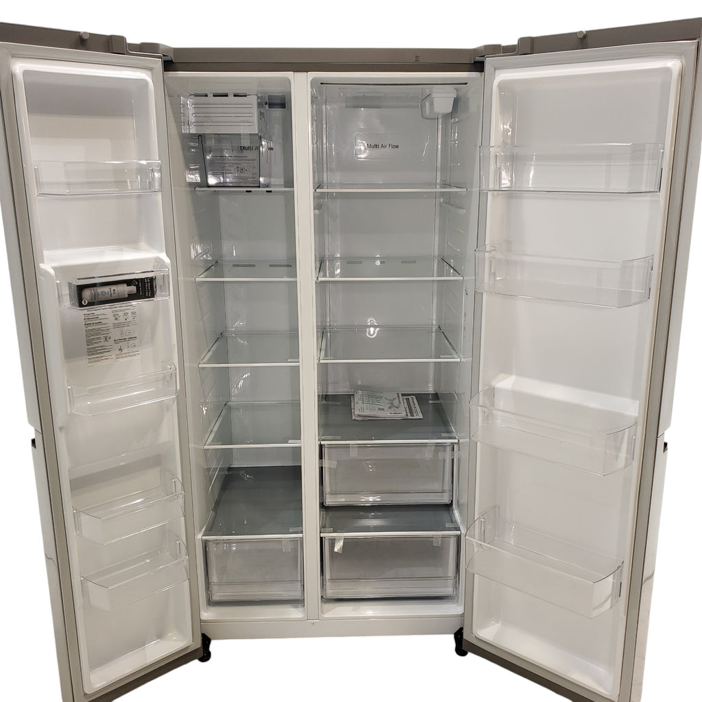 Pictures of LG Stainles Steel 28 cu.ft. Capacity Side-by-Side Refrigerator with External Water Dispenser - Scratch & Dent - Minor - Neu Appliance Outlet - Discount Appliance Outlet in Austin, Tx