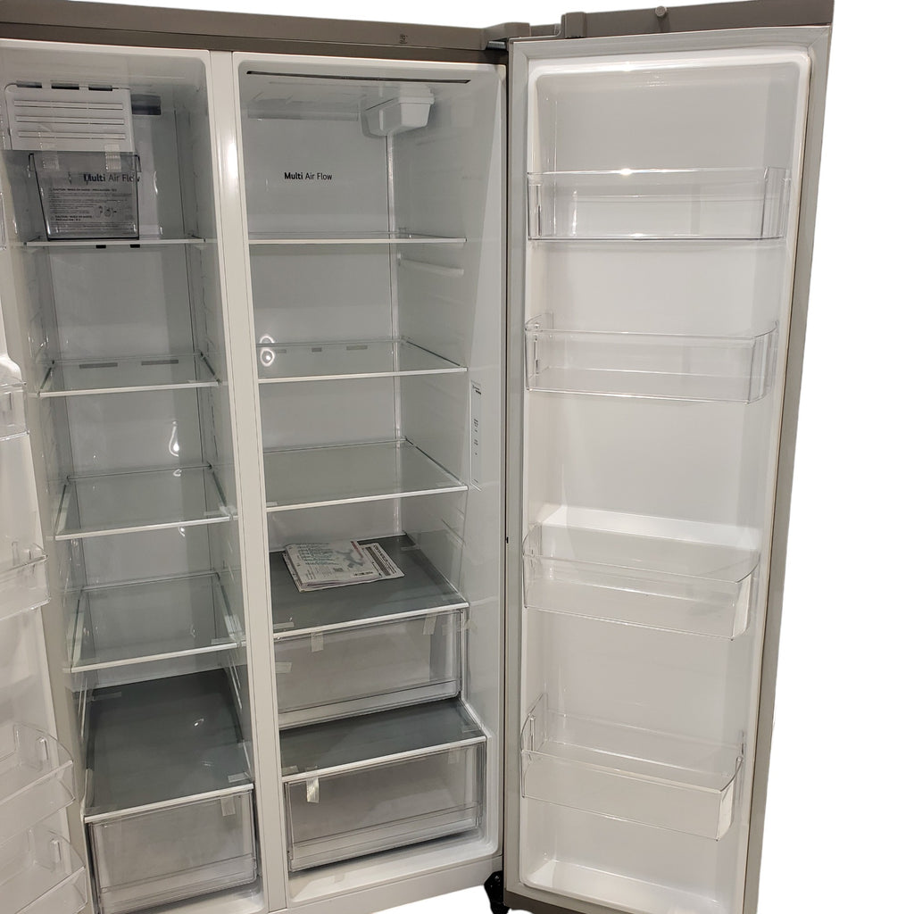 Pictures of LG Stainles Steel 28 cu.ft. Capacity Side-by-Side Refrigerator with External Water Dispenser - Scratch & Dent - Minor - Neu Appliance Outlet - Discount Appliance Outlet in Austin, Tx