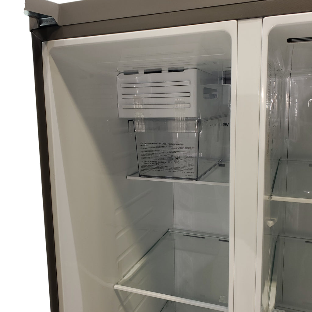 Pictures of LG Stainles Steel 28 cu.ft. Capacity Side-by-Side Refrigerator with External Water Dispenser - Scratch & Dent - Minor - Neu Appliance Outlet - Discount Appliance Outlet in Austin, Tx