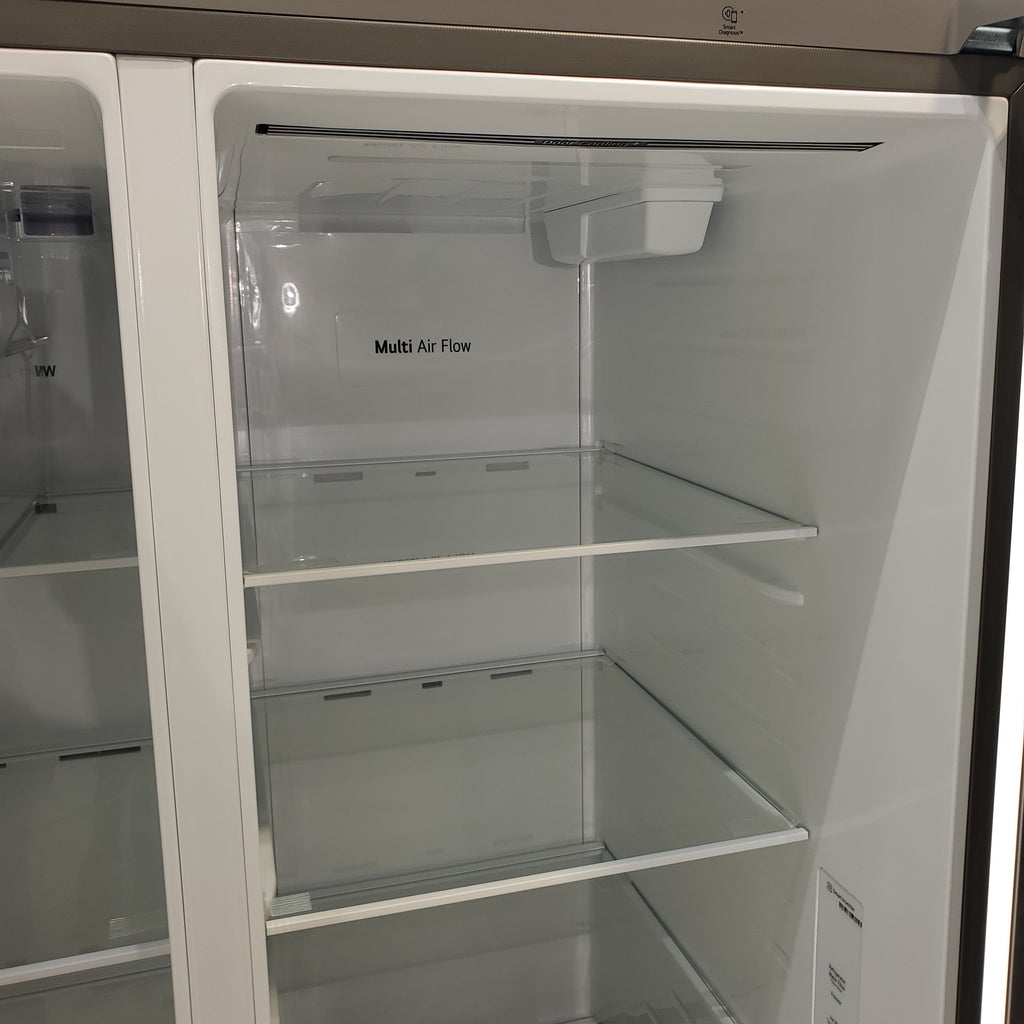 Pictures of LG Stainles Steel 28 cu.ft. Capacity Side-by-Side Refrigerator with External Water Dispenser - Scratch & Dent - Minor - Neu Appliance Outlet - Discount Appliance Outlet in Austin, Tx