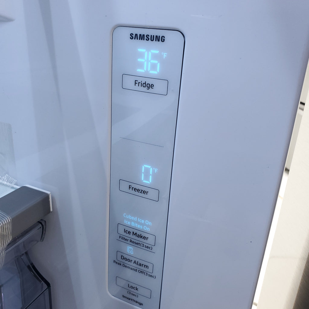 Pictures of Samsung 32 cu. ft. Mega Capacity 3-Door French Door Refrigerator with Dual Auto Ice Maker in Stainless Steel - Open Box - Neu Appliance Outlet - Discount Appliance Outlet in Austin, Tx